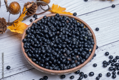 healthy food delicious grain black beans