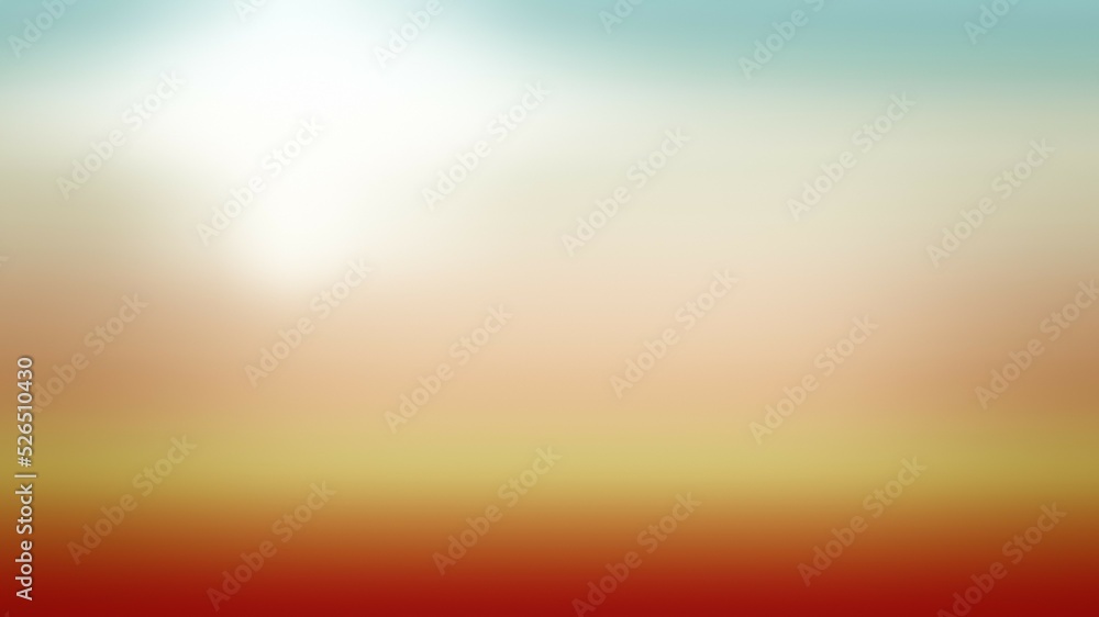 gradient sun background abstract design, blur.