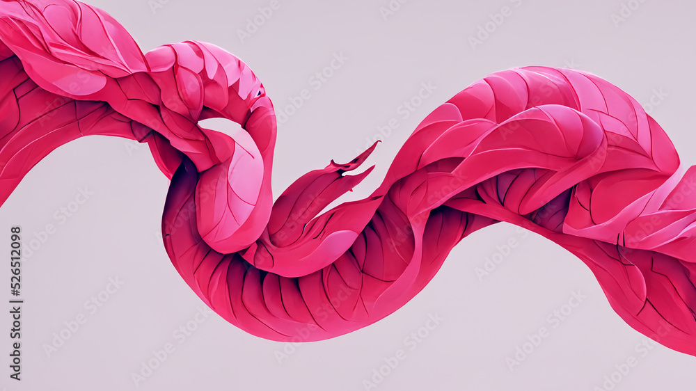 Abstract pink venom concept art background, illustration digital design