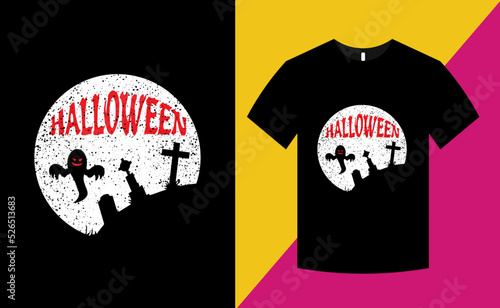 Halloween t shirt design template