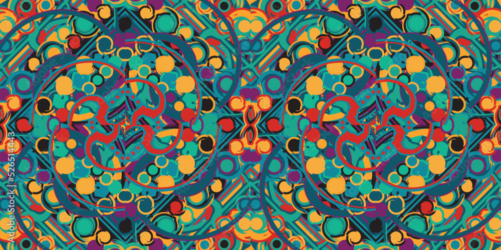 Fototapeta premium seamless ethnic pattern design.Geometric ethnic oriental ikat pattern traditional Design.ethnic oriental pattern,fabric,embroidery.Mexican pattern.merican pattern.latin african.indian fabric.Mexican