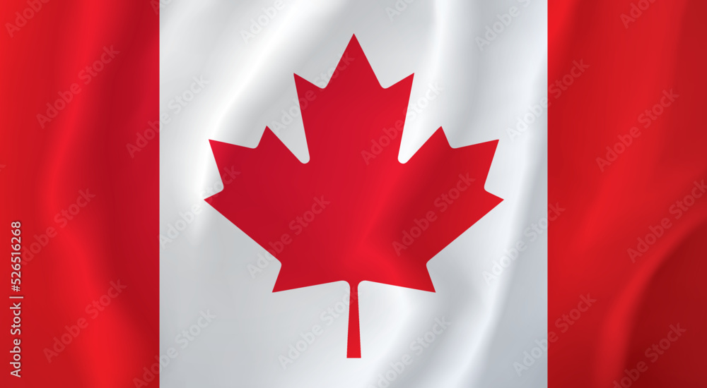 Flag of Canada. Vector drawing icon Flag of Canada. Vector drawing icon