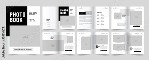 Photo book Design or portfolio Design template 