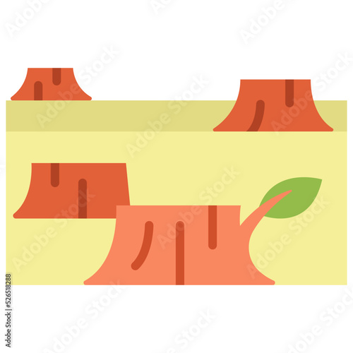 deforestation icon
