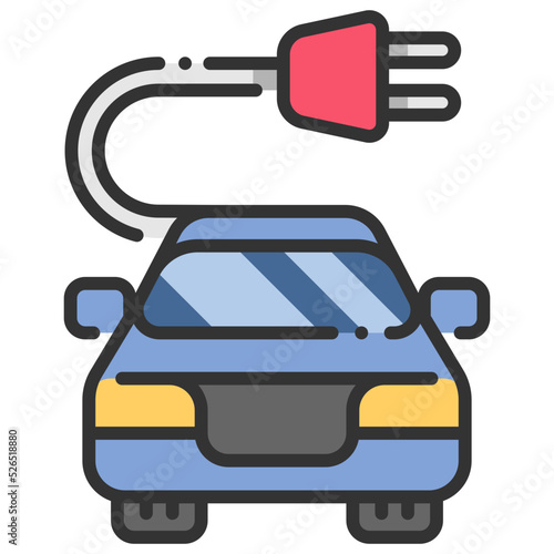 electric car icon