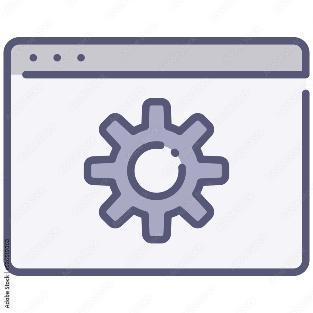 website setting icon