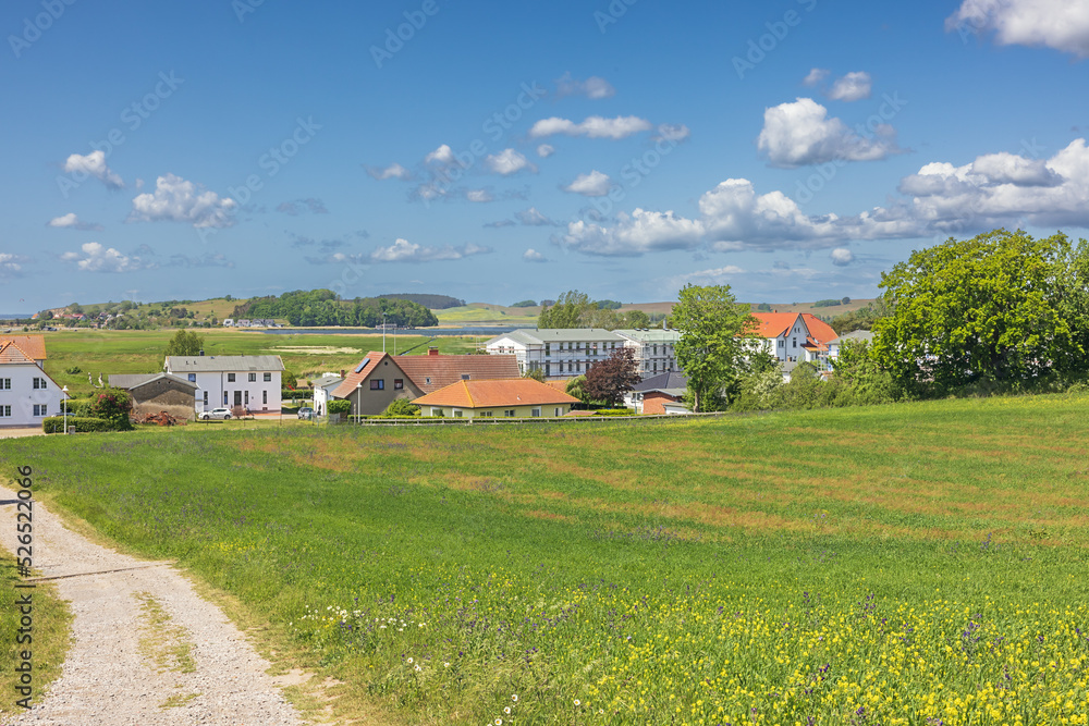The countryside around Thiessow on Rugen Island The countryside around Thiessow on Rugen Island