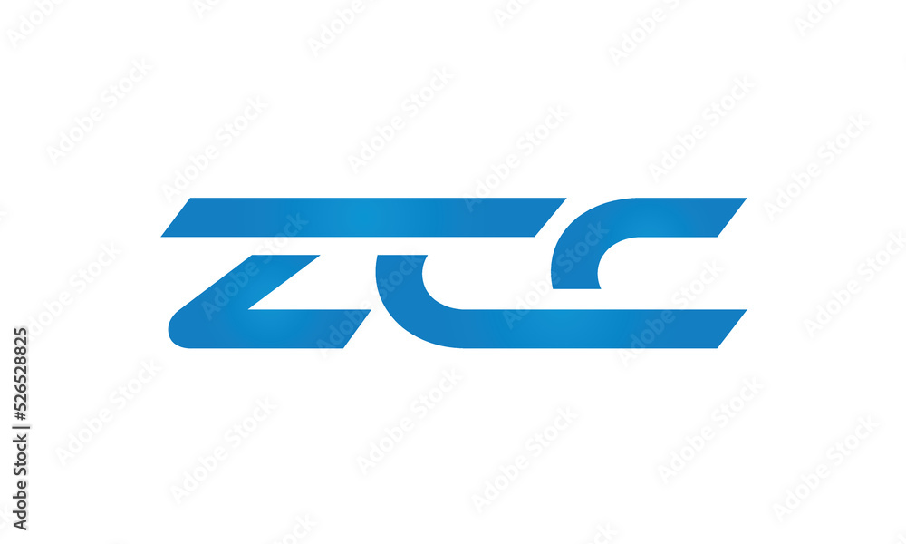 initial letters ZCC linked creative modern monogram lettermark logo design, connected letters typography logo icon vector illustration initial letters ZCC linked creative modern monogram lettermark logo design, connected letters typography logo icon vector illustration