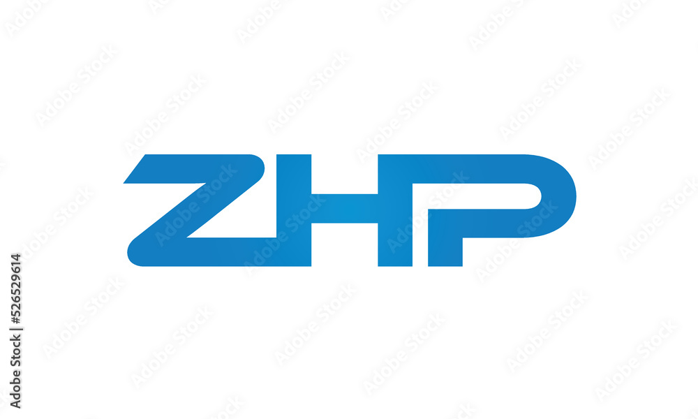 initial letters ZHP linked creative modern monogram lettermark logo design, connected letters typography logo icon vector illustration initial letters ZHP linked creative modern monogram lettermark logo design, connected letters typography logo icon vector illustration