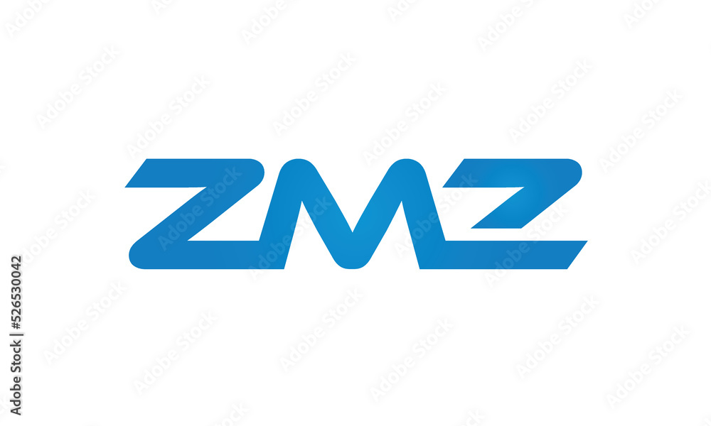 initial letters ZMZ linked creative modern monogram lettermark logo design, connected letters typography logo icon vector illustration initial letters ZMZ linked creative modern monogram lettermark logo design, connected letters typography logo icon vector illustration