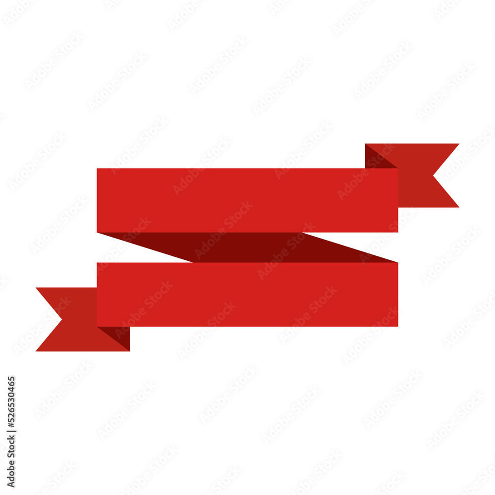 red Ribbon banner. red Ribbon banner.
