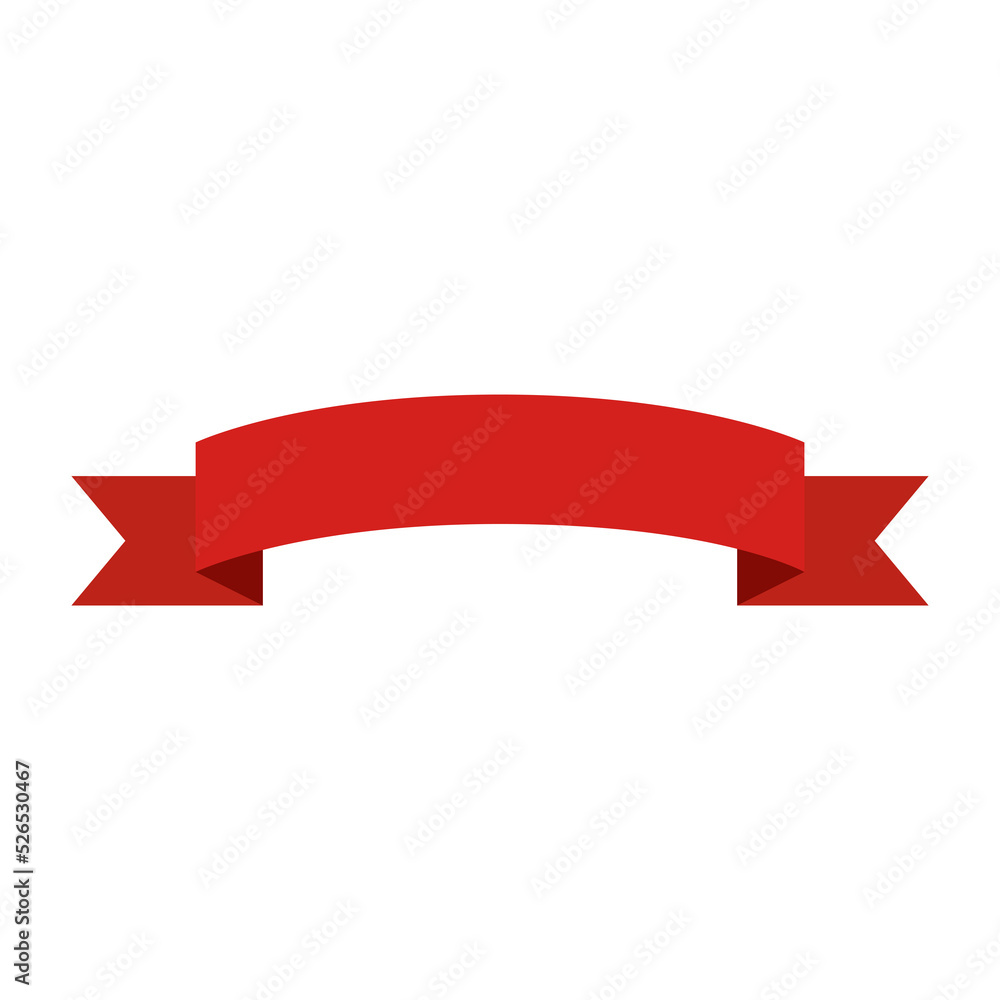 red Ribbon banner. red Ribbon banner.
