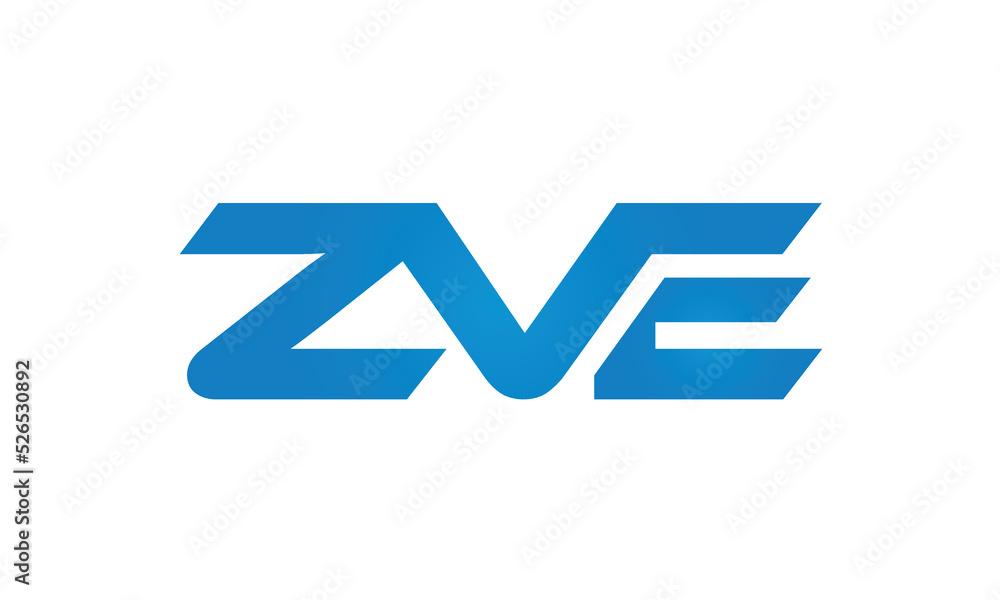 initial letters ZVE linked creative modern monogram lettermark logo design, connected letters typography logo icon vector illustration initial letters ZVE linked creative modern monogram lettermark logo design, connected letters typography logo icon vector illustration
