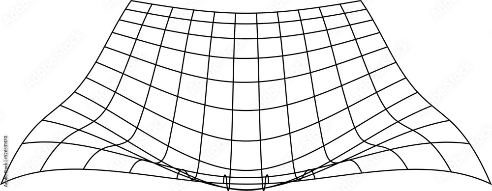 Obraz premium abstract 3D thin line wireframe for futuristic design element