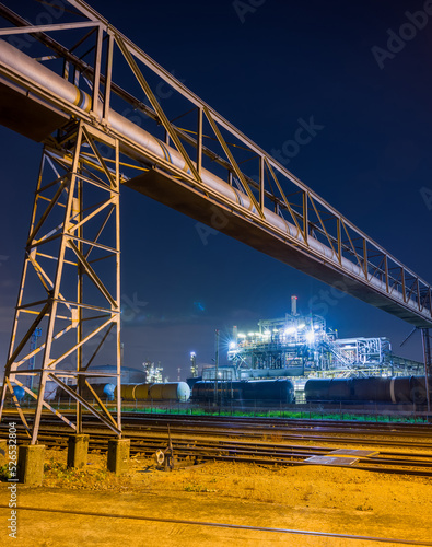 Industrial transport by train