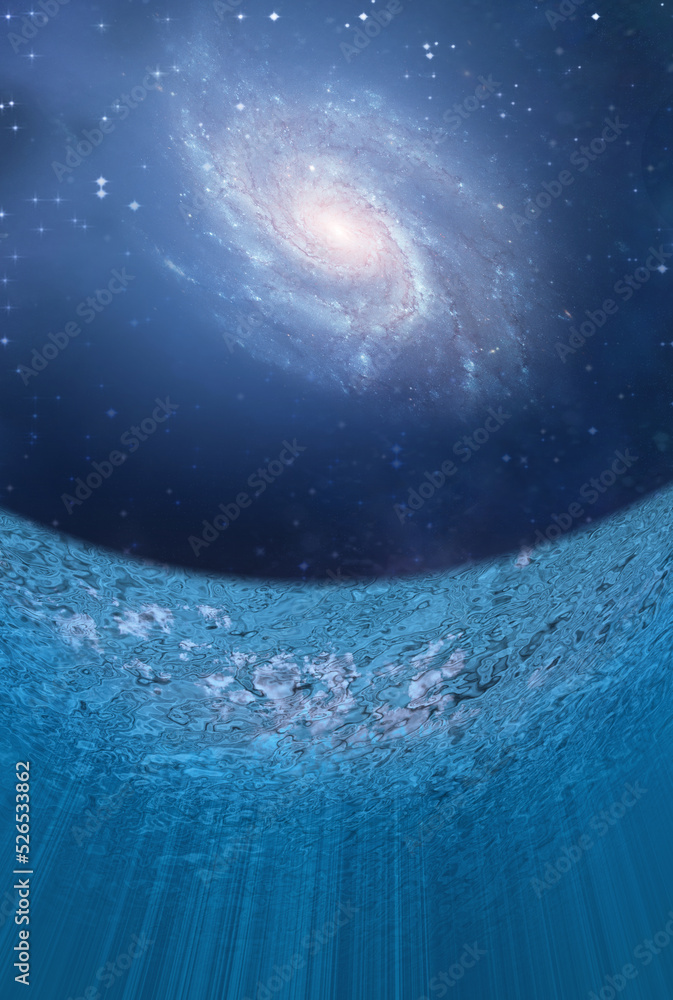 Obraz premium View from under the water