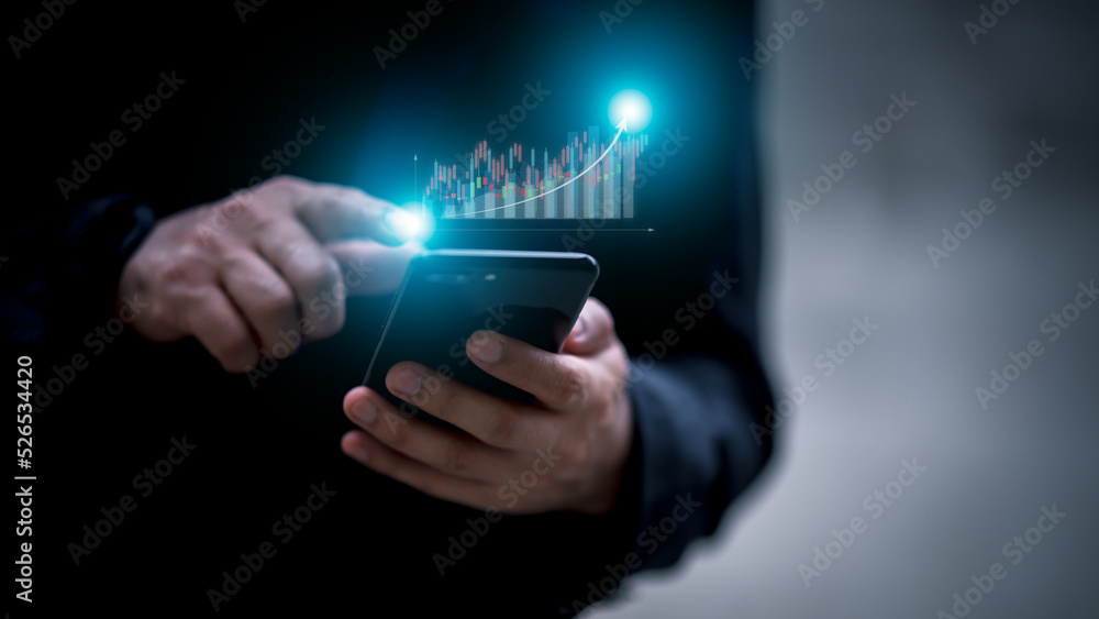 Business Analysis Concepts, Problem Solving and Planning Businessmen Financial Analysts working on digital tablet It is analyzing sales data and economic growth chart. Business Analysis Concepts, Problem Solving and Planning Businessmen Financial Analysts working on digital tablet It is analyzing sales data and economic growth chart.