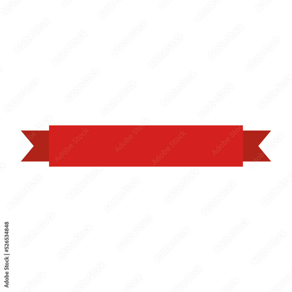 red Ribbon banner. red Ribbon banner.