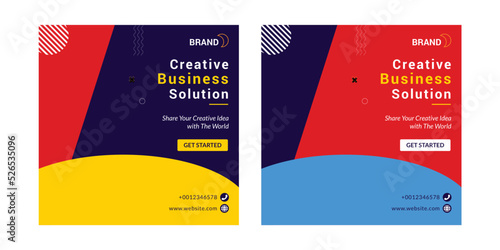 Digital Marketing Agency Social Media Post Banner Design & Tamplate.