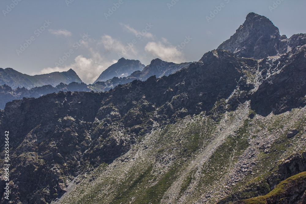 Fototapeta premium Mountain scenery fron Champorcher, Aosta