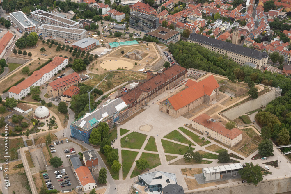 City of Erfurt in Germany seen from above City of Erfurt in Germany seen from above