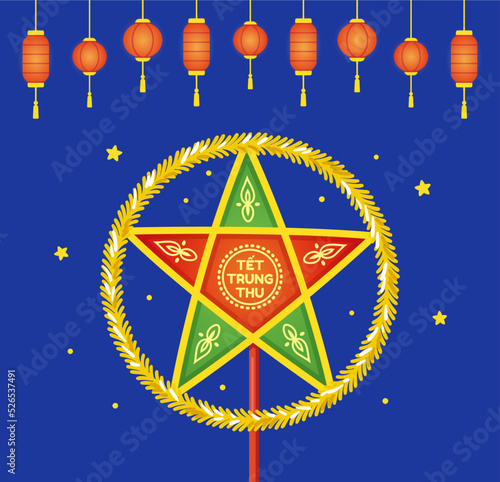 Traditional Vietnamese star lantern