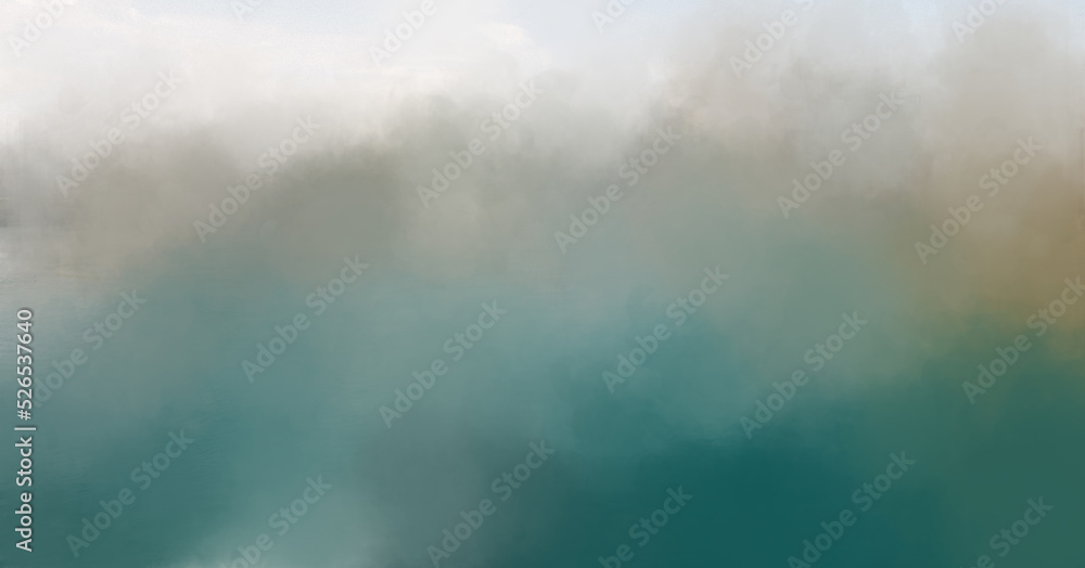 Cyan and White abstract watercolor painted background, backdrop, muslin portrait background