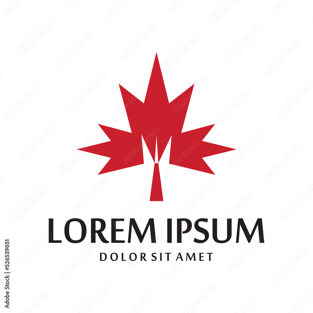 Maple leaf vector illustration Maple leaf vector illustration