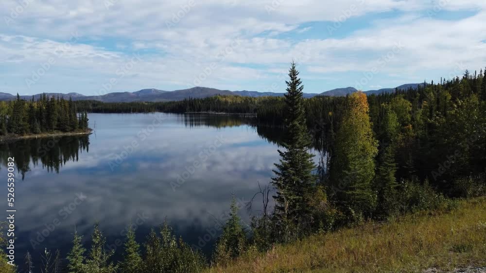 Along the Alaska Highway in the Yukon Along the Alaska Highway in the Yukon