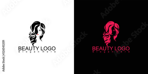 Beauty logo design with modern style