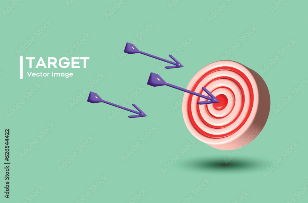 target with arrow business target 3d 2022 illustrator arrow hits the target target with arrow business target 3d 2022 illustrator arrow hits the target