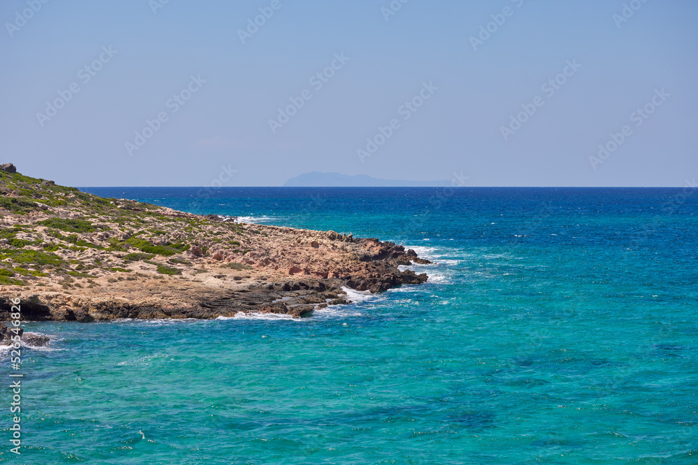 Amazing scenery of Greek islands - Balos bay