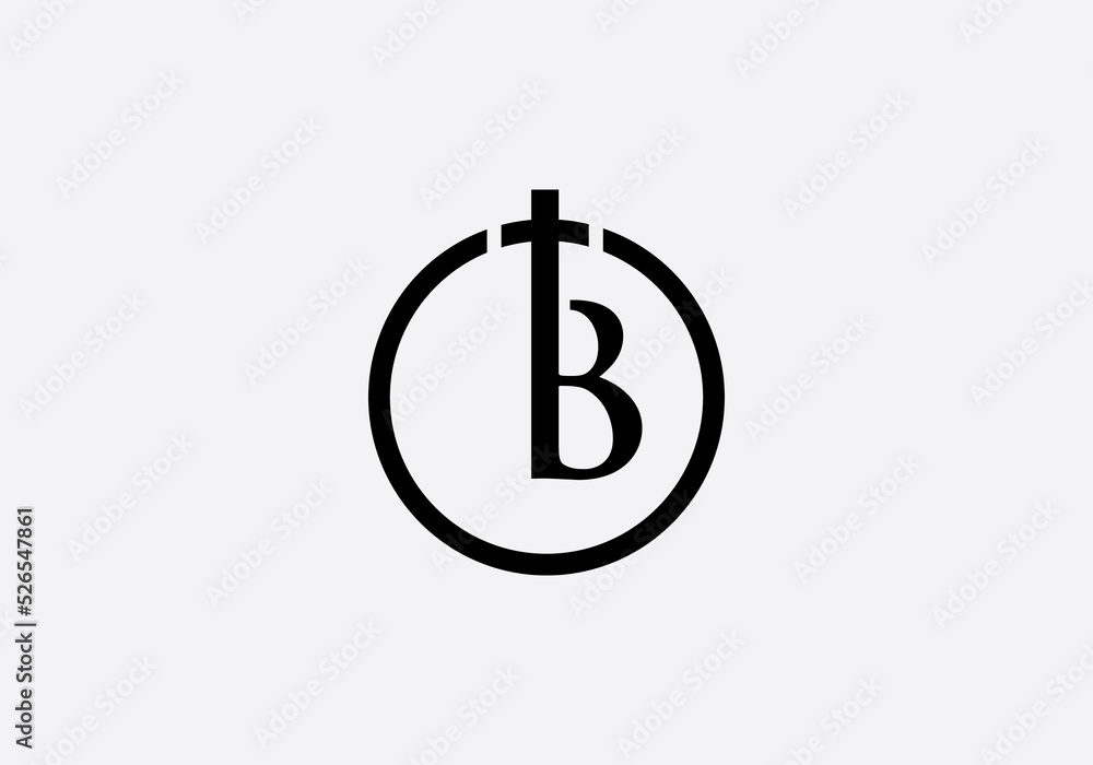 Christian Church logo and symbol design with the letter B Christian Church logo and symbol design with the letter B