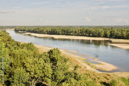 large point of view on the river The loire