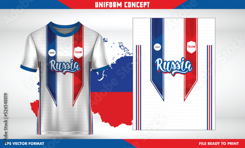 Sport Wear uniform concept Russia