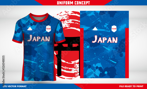 Sport Wear uniform concept Japanese