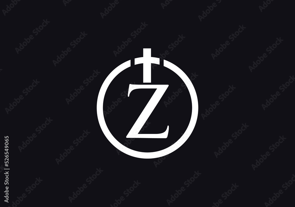 Christian Church logo and symbol design with the letter Z Christian Church logo and symbol design with the letter Z