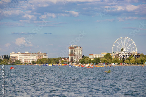 Ferris wheel at Lake Balaton in the town of Siofok