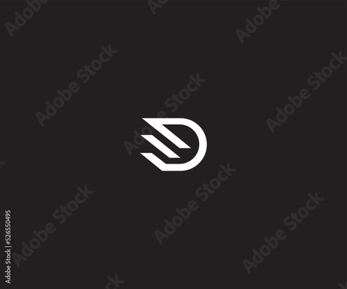 ED ,DE ,E,D Abstract Letters Logo Monogram photo