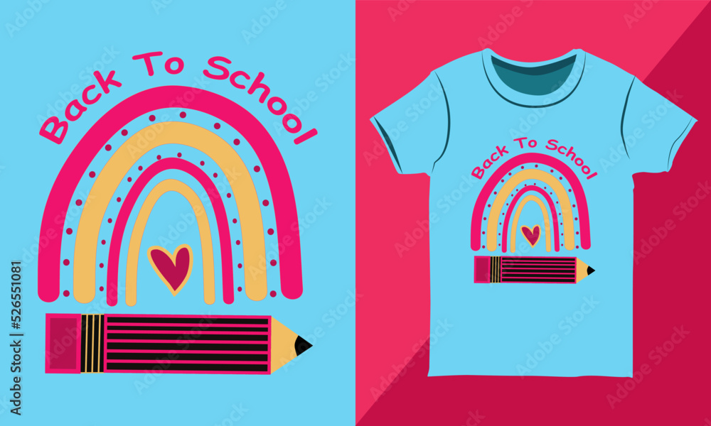 Back to School T-shirt Design Back to School T-shirt Design