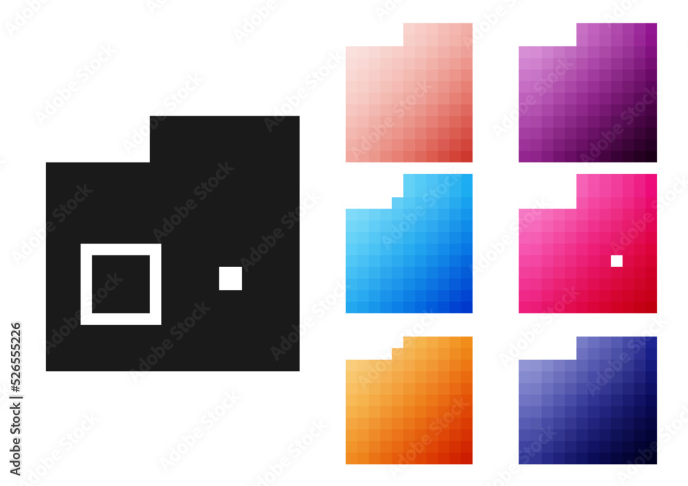 Black Electronic computer components motherboard digital chip integrated science icon isolated on white background. Circuit board. Set icons colorful. Vector Black Electronic computer components motherboard digital chip integrated science icon isolated on white background. Circuit board. Set icons colorful. Vector
