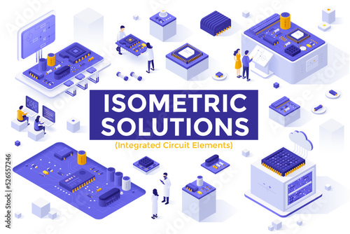 Modern Isometric Vector Template