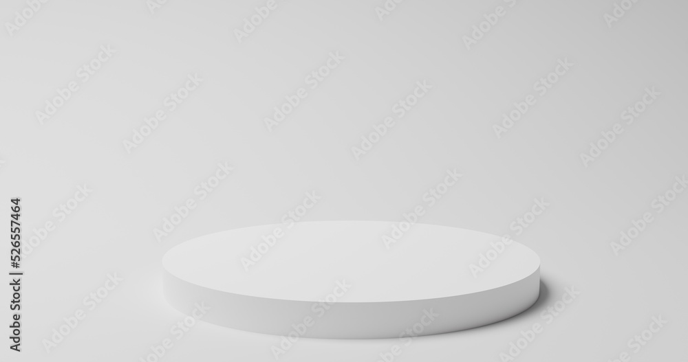 Mock up podium for product presentation, 1 layers, background, 3d render, 3d illustration , white light Mock up podium for product presentation, 1 layers, background, 3d render, 3d illustration , white light