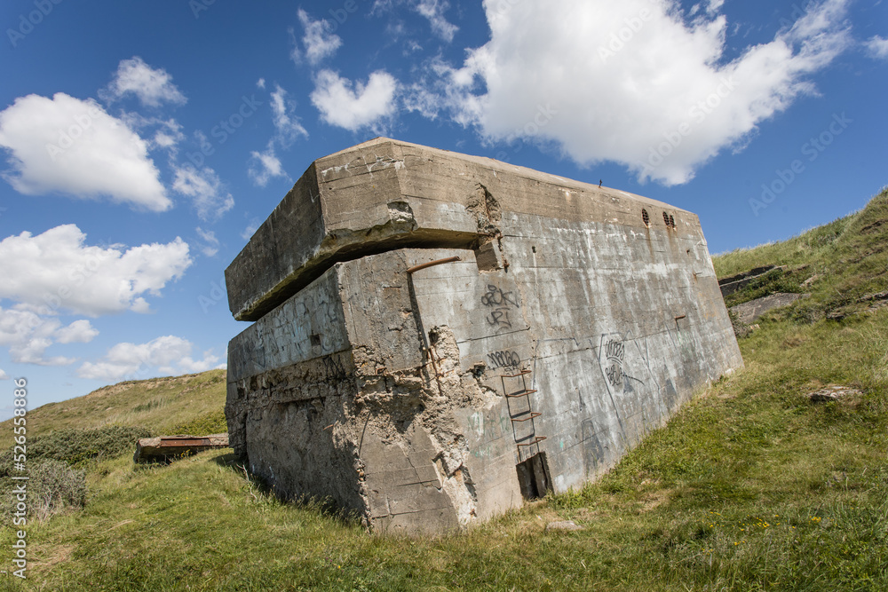 Bunker Atlantikwall Frankreich Le Portel außen