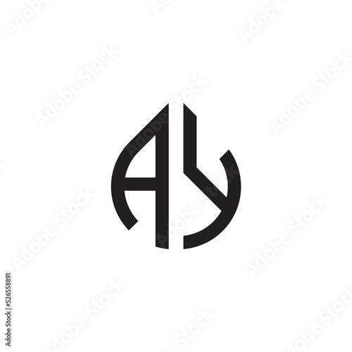 Free Download AY, YA Alphabets Letters Logo design - GFXLoad