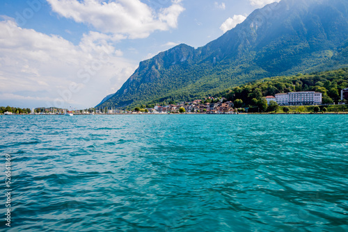 Le lac Léman et Port-Valais en Suisse © Gerald Villena