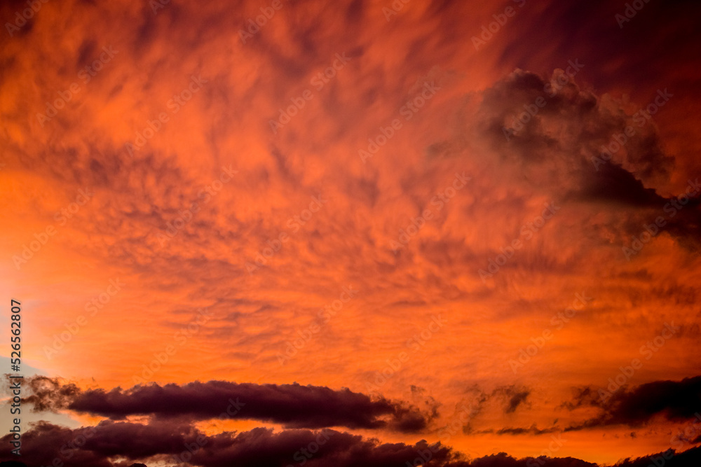 Obraz premium Ciel au Couché du soleil