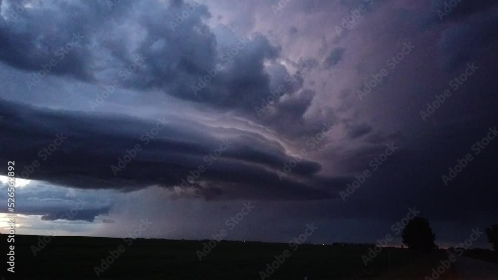 Thunderstorm in the Canadian Prairies Thunderstorm in the Canadian Prairies