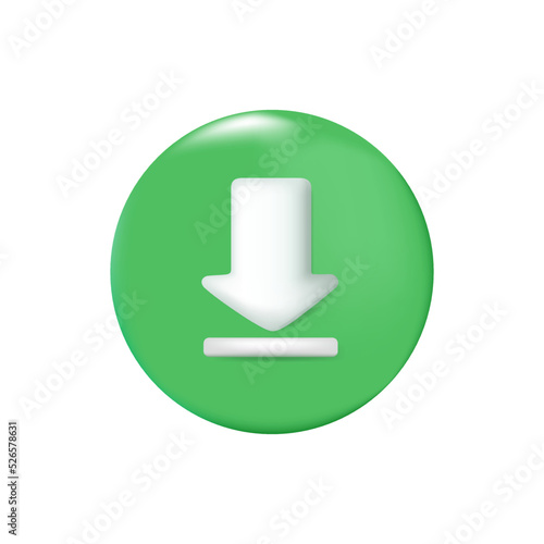 Cybersecurity fingerprint, 3D vector illustration. Data protection icon. Digital security authentication shield.