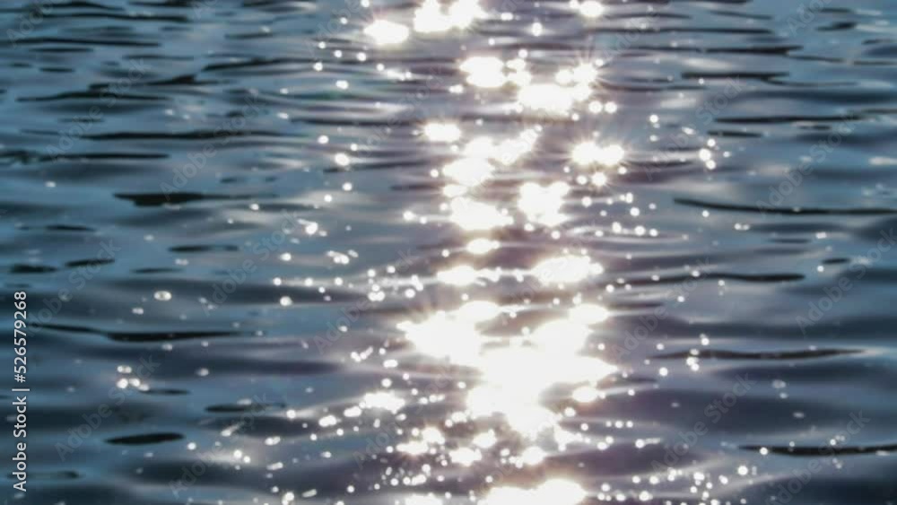 Slow Reflection sunset n sunrise reflection on water surface, texture of ocean slow ...